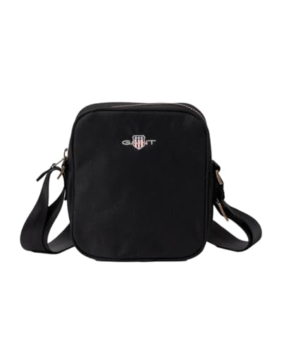 GANT Unisex Archive Shield Shoulder Bag Schultertasche, Black von GANT