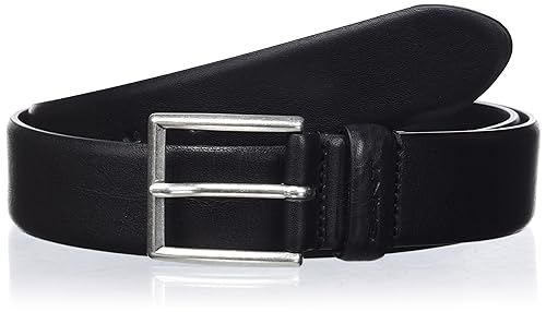 GANT Unisex Classic Leather Belt Gürtel, Black, Standard von GANT