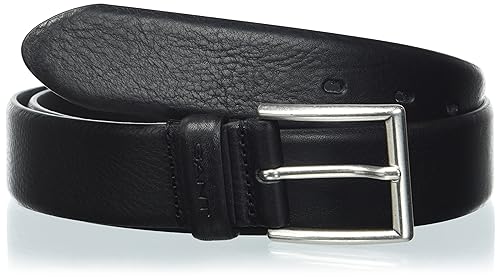 GANT Unisex Classic Leather Belt Gürtel, Black, Standard von GANT