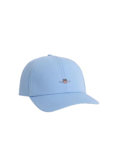 GANT Unisex HIGH Shield Cotton Twill Cap Baseballkappe, Capri Blue, One Size von GANT
