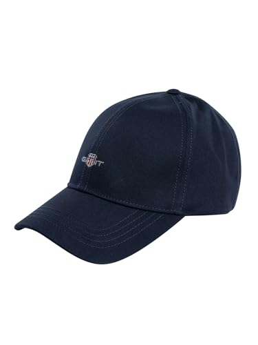 GANT Unisex HIGH Shield Cotton Twill Cap Baseballkappe, Marine, One Size von GANT