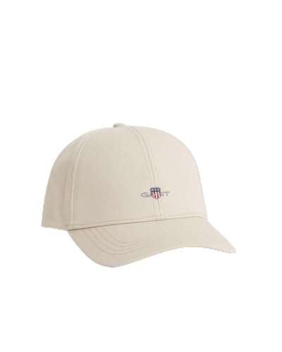 GANT Unisex High Shield Cotton Twill Cap Baseballkappe, Putty, Einheitsgröße EU von GANT