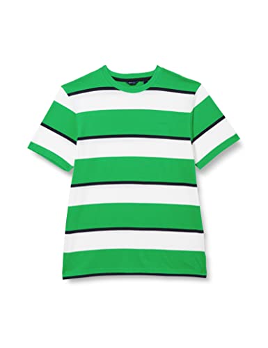 GANT Unisex Kinder Relaxed Striped T-Shirt, MID Green, 146/152 von GANT