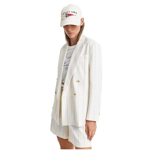 GANT Unisex Nautical Graphic Cap Baseballkappe, Cream, One Size von GANT