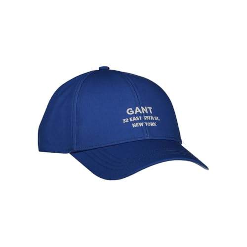 GANT Unisex Script Graphic Cap Baseballkappe, Rich Blue, One Size von GANT