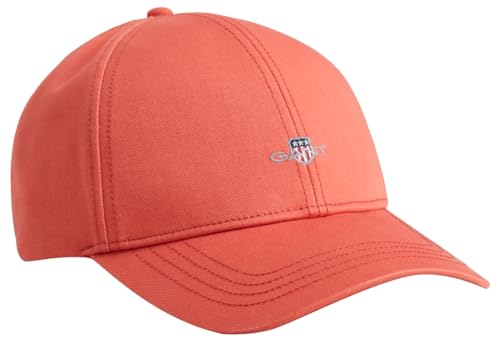 GANT Unisex Shield HIGH Cap Baseballkappe, Burnt ORANGE, S/M von GANT