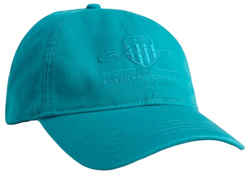 GANT Unisex Tonal Shield Cap Baseballkappe, Ocean TURQUOSIE, S/M von GANT