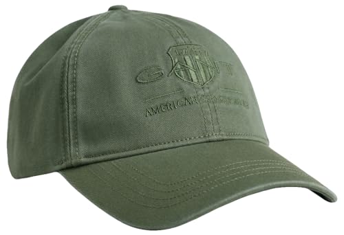 GANT Unisex Tonal Shield Cap Baseballkappe, Pine Green, L/XL von GANT