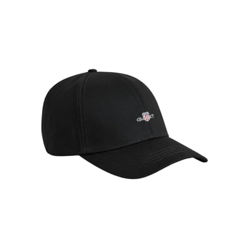 GANT Unisex. HIGH Cotton Twill Cap, Black, Standard von GANT