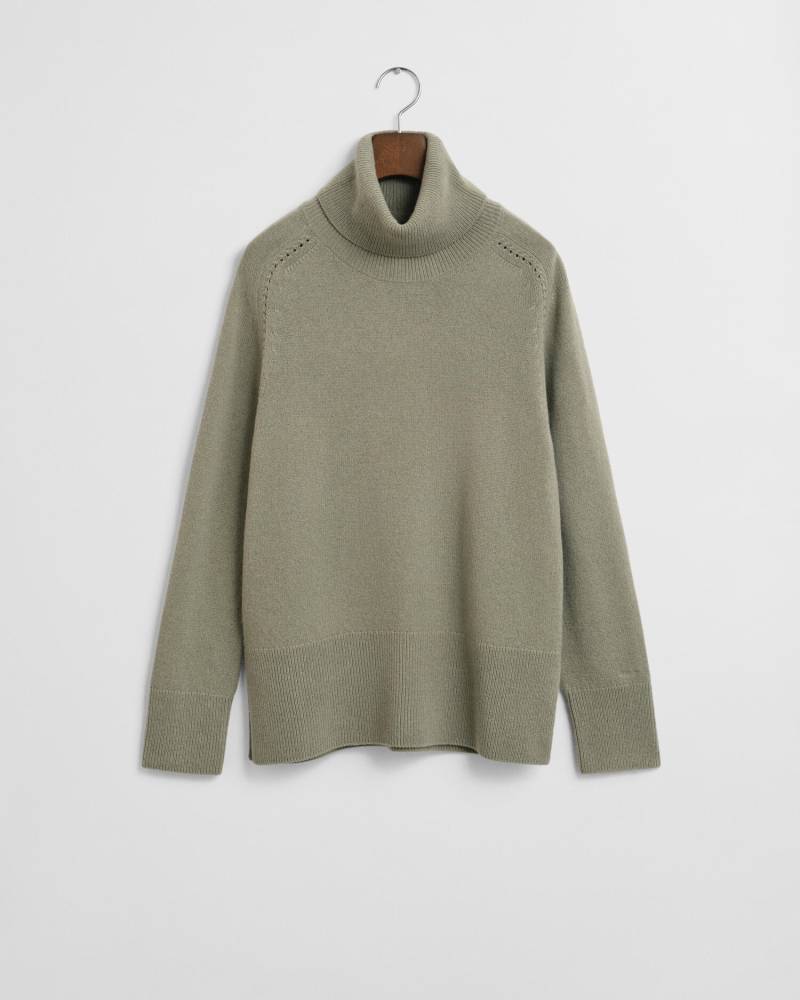 GANT - Weicher Rollkragenpullover aus Wolle mit Kaschmiranteil faded sage - Gr. - L von GANT