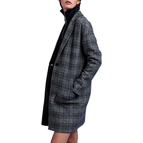 GANT Women's Overcoats Regular Fit Grey in Size Medium von GANT