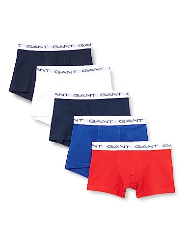 Gant Herren 5-Pack Trunk 5ER Pack, Multicolor, XXL von GANT