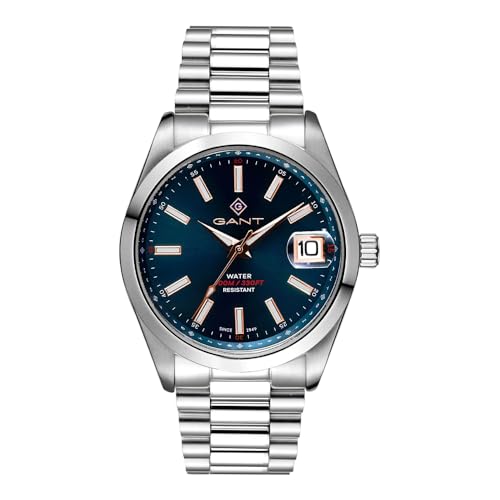 Gant Unisex Analog-Digital Quartz Uhr mit Alloy Steel Armband G161007 von GANT