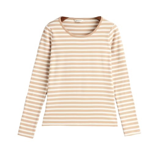 Slim Striped 1X1 Ribbed LS T-Shirt von GANT