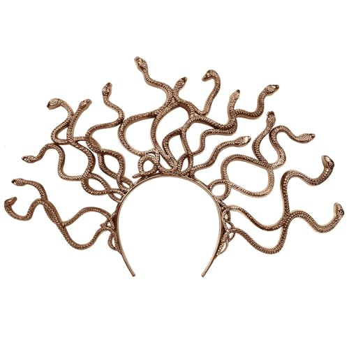 GANYKQ Vintage griechischer Mythos antikes Stirnband Halloween Haarband Cosplay Kopfbedeckung Mode Statement Haarteile zur Verbesserung von GANYKQ