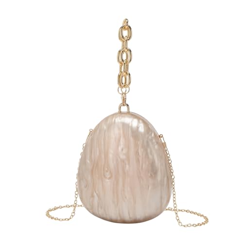GANYUU Abendtasche Handgelenktasche Kette Schulter Messenger Bag Bankett Abendtasche, aprikose, Einheitsgröße von GANYUU