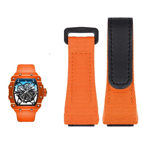 GANYUU Echtes Lederband, geeignet für Richard Mille Nylonband, Herren-Schraubendreher RM50/53, Vier-Sterne- oder Fünf-Sterne-Schraubenkopf, 25 mm, 25 mm, Achat GANYUU Echtes Lederband, geeignet für Richard Mille Nylonband, Herren-Schraubendreher RM50/53, Vier-Sterne- oder Fünf-Sterne-Schraubenkopf, 25 mm, 25 mm, Achat von GANYUU