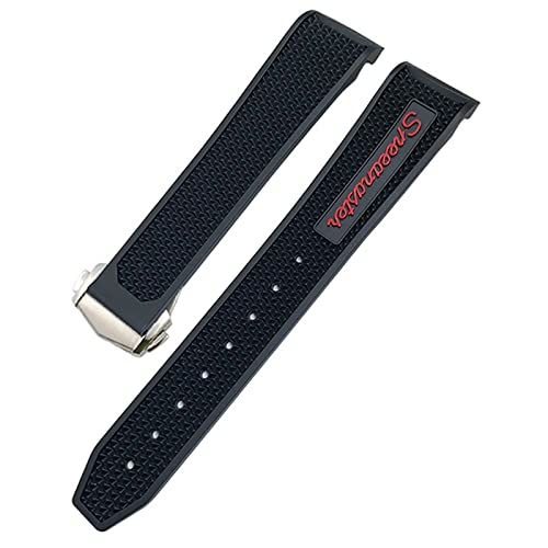 GANYUU Ersatz-Armband für Tag Heuer Watch, 18 mm, 19 mm, 20 mm, 21 mm, 22 mm, weiches Gummi, für Omega Xswatch Moon Watch Speedmaster Seamaster AT150, 21 mm, Achat GANYUU Ersatz-Armband für Tag Heuer Watch, 18 mm, 19 mm, 20 mm, 21 mm, 22 mm, weiches Gummi, für Omega Xswatch Moon Watch Speedmaster Seamaster AT150, 21 mm, Achat von GANYUU