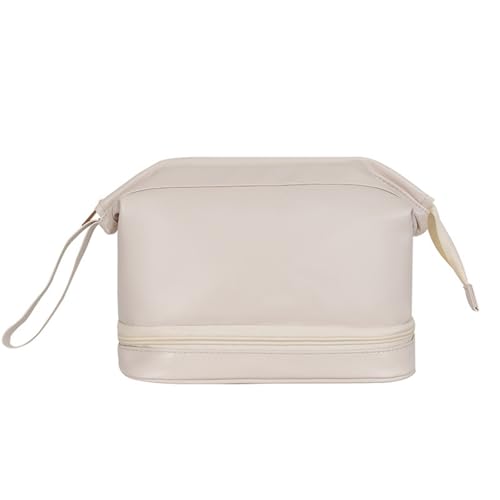 Ästhetische Make-up-Tasche, Reise-Kosmetiktasche, große Kapazität, Kulturbeutel, Kulturbeutel, PU-Leder, Kosmetik-Organizer, Make-up-Tasche, große Kapazität, Kosmetiktasche, Kulturbeutel für Damen und von GAOFESA