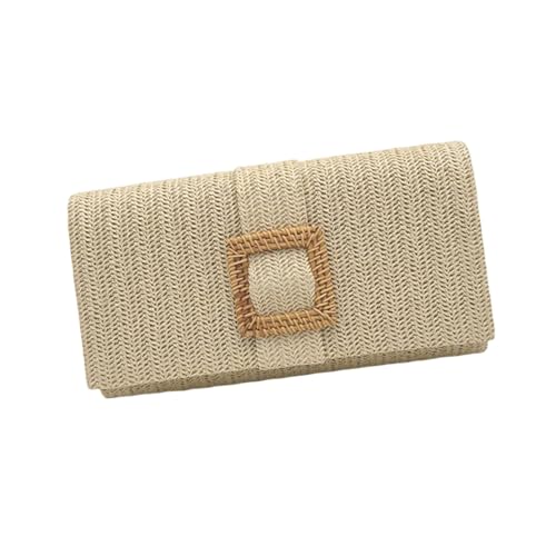 GAOFESA Damen-Umhängetasche mit Kettenriemen, handgewebt, Stroh, Strandtasche, Umschlag-Handtasche für den täglichen Gebrauch, Ttavel, Damen-Umhängetasche, Stroh, Strandtasche, trendige Umhängetasche GAOFESA Damen-Umhängetasche mit Kettenriemen, handgewebt, Stroh, Strandtasche, Umschlag-Handtasche für den täglichen Gebrauch, Ttavel, Damen-Umhängetasche, Stroh, Strandtasche, trendige Umhängetasche von GAOFESA