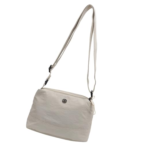 GAOFESA Modische Damen-Umhängetasche aus Nylon mit großem Fassungsvermögen, multifunktional, mit Reißverschluss, mehrere Fächer, lässige Umhängetasche, B, One Size von GAOFESA