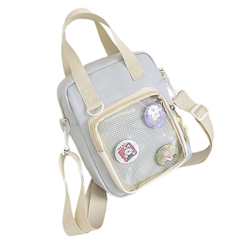 GAOFESA Modische Umhängetasche, mehrere Taschen, bequemer, verstellbarer Riemen, Unisex-Design, Nylon-Schultertasche für Studenten, stilvolle Anime-Druck-Umhängetasche für Teenager, blau, One Size GAOFESA Modische Umhängetasche, mehrere Taschen, bequemer, verstellbarer Riemen, Unisex-Design, Nylon-Schultertasche für Studenten, stilvolle Anime-Druck-Umhängetasche für Teenager, blau, One Size von GAOFESA