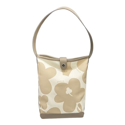 GAOFESA Modische bedruckte Eimertasche, lässige Handtasche für Damen, große Kapazität, Umhängetasche, stilvolle Unterarm-Geldbörse für die Arbeit, Damen-Eimertasche, khaki, One Size GAOFESA Modische bedruckte Eimertasche, lässige Handtasche für Damen, große Kapazität, Umhängetasche, stilvolle Unterarm-Geldbörse für die Arbeit, Damen-Eimertasche, khaki, One Size von GAOFESA