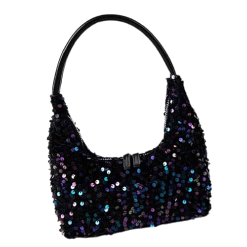 GAOFESA Modische kleine Handtasche mit glitzernden Pailletten für Damen, Mehrzweck-Unterarm-Umhängetasche, Reißverschluss, Achsel-Geldbörse, Mehrzweck-Umhängetasche, Farbe: Blau, One Size GAOFESA Modische kleine Handtasche mit glitzernden Pailletten für Damen, Mehrzweck-Unterarm-Umhängetasche, Reißverschluss, Achsel-Geldbörse, Mehrzweck-Umhängetasche, Farbe: Blau, One Size von GAOFESA