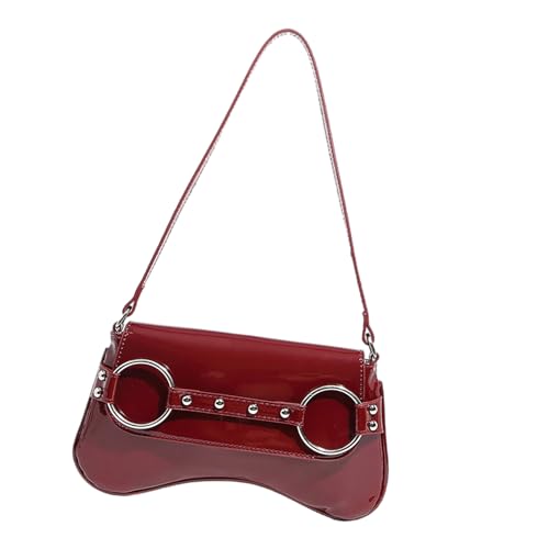 GAOFESA Schultertaschen für Damen, Geldbörse, Umhängetasche, trendige Lederhandtasche, elegante Tragetasche, Handtasche, Sattel, Tasche, Clutch, Geldbörse mit Verschluss, B, One Size GAOFESA Schultertaschen für Damen, Geldbörse, Umhängetasche, trendige Lederhandtasche, elegante Tragetasche, Handtasche, Sattel, Tasche, Clutch, Geldbörse mit Verschluss, B, One Size von GAOFESA