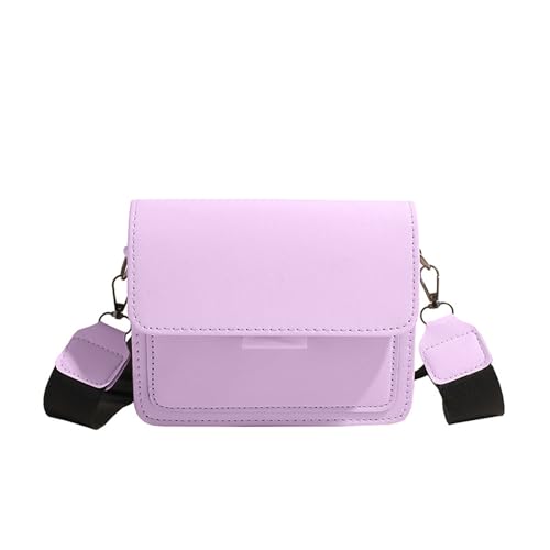 Modische kleine Umhängetasche mit breitem Riemen, PU-Leder, Umhängetasche, Damen, auf der Suche nach Stil und Funktionalität, trendige Damentasche, a, One Size von GAOFESA
