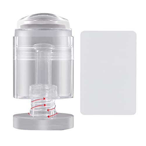 Nagelstempel, abnehmbarer einzelner Kopf, Nagelstempel, drehbar, Nagelstempel, Gelee-Nagelkunst-Stempel, Maniküre-Werkzeug, professionelles Nagelwerkzeug von GAOINTELL