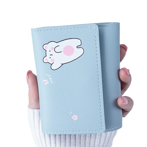 GAOSHA Münzgeldbörse aus PU-Leder im koreanischen Stil, modisch, kleine Geldbörse, kurze Geldbörse, Kartenhalter, schöne Geldbörse für Mädchen von GAOSHA