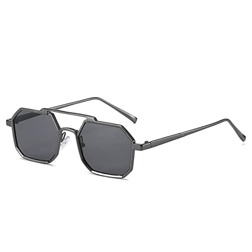 GAOXIN Modische Sonnenbrille für Damen und Herren mit quadratischem Rahmen, B, Medium von GAOXIN