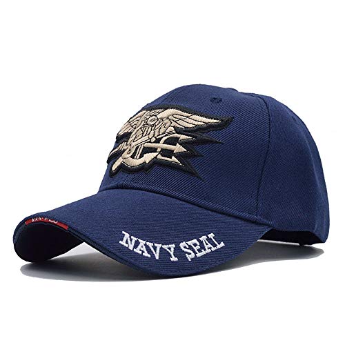 GAOXUQIANG Herren US Navy Baseballkappe Navy Seals Cap Tactical Army Cap Trucker Gorras Snapback Hut für Erwachsene,Navy Blue,L GAOXUQIANG Herren US Navy Baseballkappe Navy Seals Cap Tactical Army Cap Trucker Gorras Snapback Hut für Erwachsene,Navy Blue,L von Paeceioni