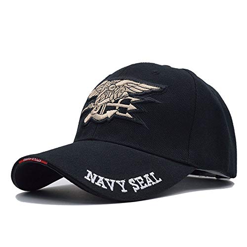 GAOXUQIANG Herren US Navy Baseballkappe Navy Seals Cap Tactical Army Cap Trucker Gorras Snapback Hut für Erwachsene,Schwarz,L GAOXUQIANG Herren US Navy Baseballkappe Navy Seals Cap Tactical Army Cap Trucker Gorras Snapback Hut für Erwachsene,Schwarz,L von GAOXUQIANG