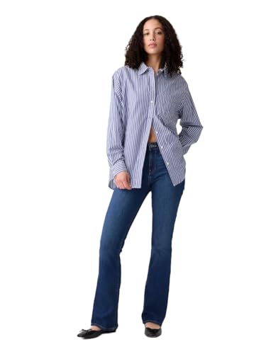 Gap Damen Baby Boot Cut Denim Jeans, Mittlerer Waschung, 30 Long von GAP
