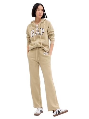 GAP Damen Heritage Bootcut Jogger Sweatpants, Travertinbraun, Large GAP Damen Heritage Bootcut Jogger Sweatpants, Travertinbraun, Large von GAP