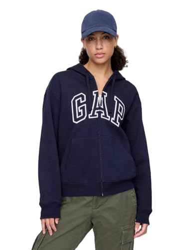 GAP Damen Kapuzenjacke mit Logo, Sweatshirt mit Reißverschluss und Kapuze., XXS von GAP
