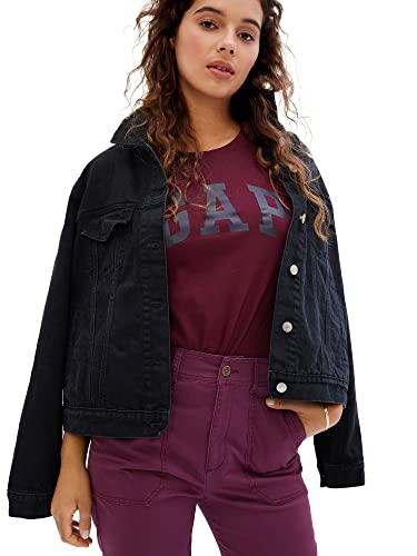 GAP Damen Klassischem Logo T-Shirt, Rubinwein, Groß von GAP