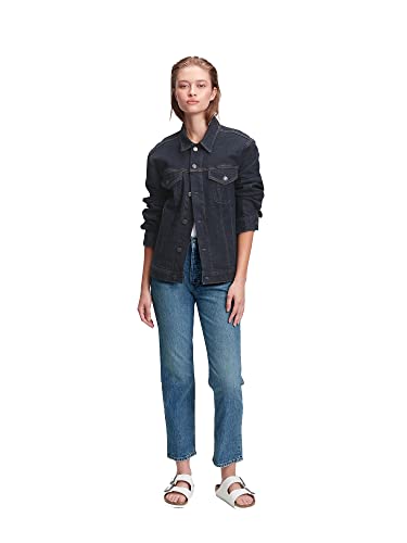 GAP Damen Tall Size High Rise Cheeky Straight Jeans, Medium Wash Lake, 32 von GAP