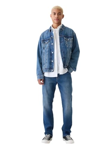 GAP Gerade Jeans für Herren, Mittlere Waschung V2, 34W x 34L von GAP