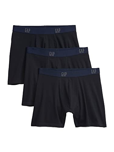 GAP Herren 3er-Pack Boxershorts, Unterhosen Unterwäsche, Echtes Marineblau, X-Large von GAP