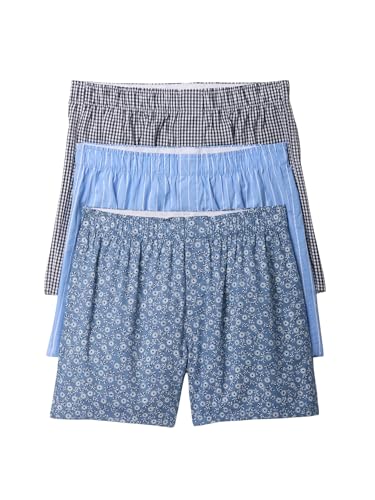 GAP Herren-Boxershorts, 3er-Pack, Bainbridge Blue, Large von GAP