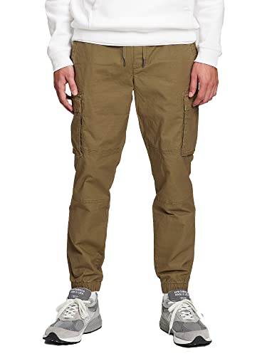 GAP Herren V-Cargo-Jogger Lässige Hose, Grün Khaki, 27-32 von GAP