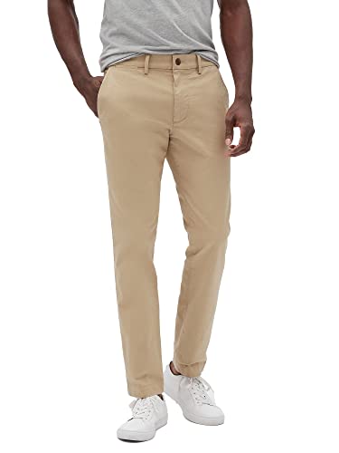 GAP Herren V-Essential Skinny Fit Khakihose, Kultiges Khaki, 31W / 32L von GAP