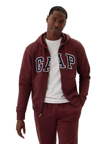 GAP Herren V-Heritage Logo Fz SNL, Noir Red 796, Medium von GAP