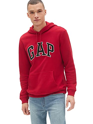 GAP Herren Vlies Sweatshirt, Purpurrot, Large von GAP