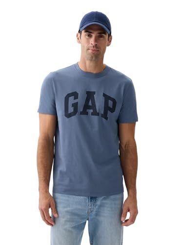 GAP Herren weichem Logo für jeden Tag T-Shirt, Bainbridge Blue, XX-Large von GAP