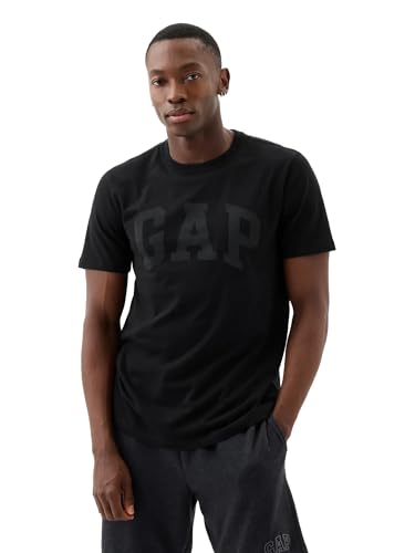 GAP Herren weichem Logo für jeden Tag T-Shirt, True Black, XL von GAP