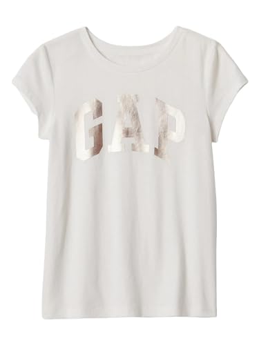 GAP Mädchen T-Shirt mit kurzen Ärmeln und Logo, Chino, L von GAP